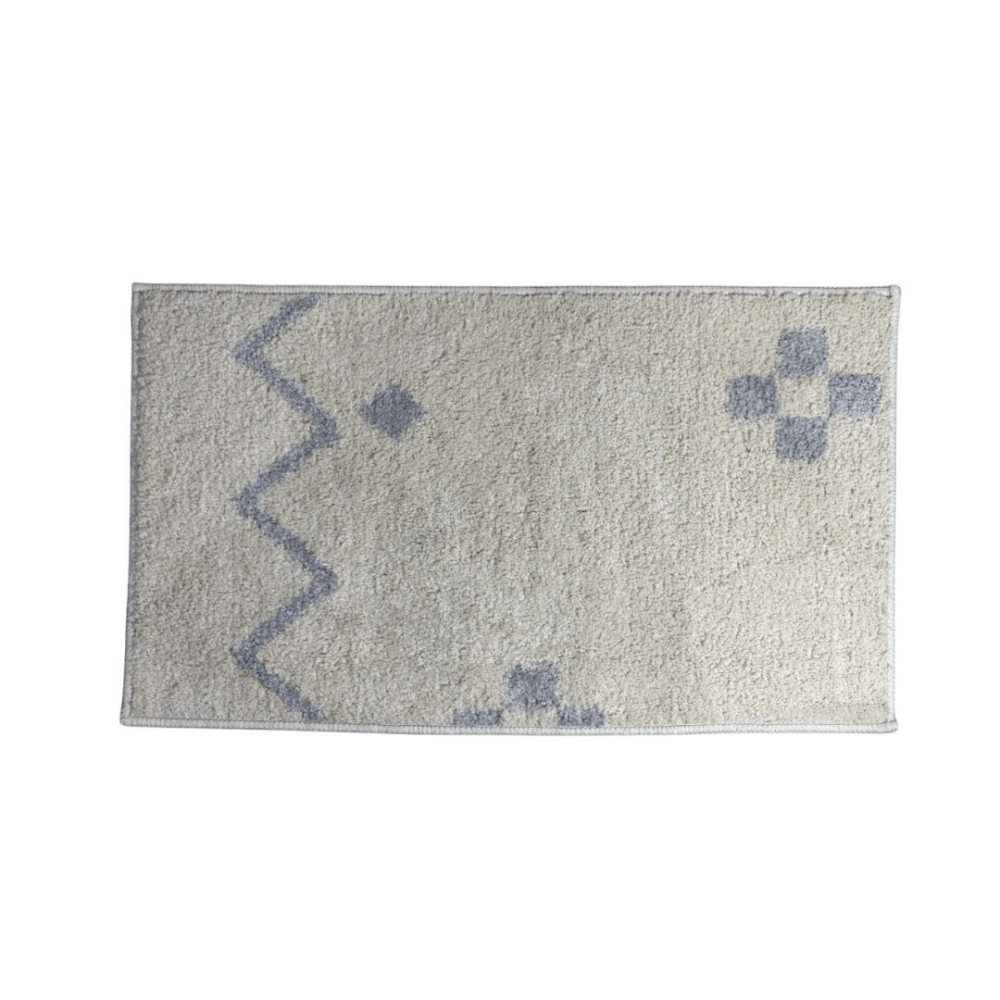 พรมเช็ดเท้า JKLOVEHOME DOORMAT SERIES 034 40X70 ซม. สีเบจ